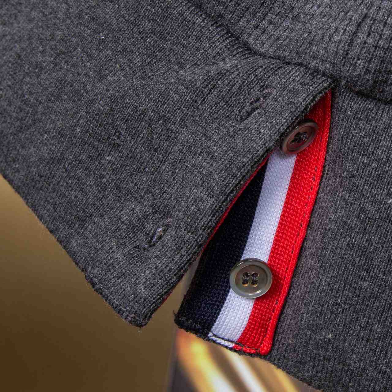 Thom Browne 4-Bar Zip-Up Cotton Hoodie - DopestKickz