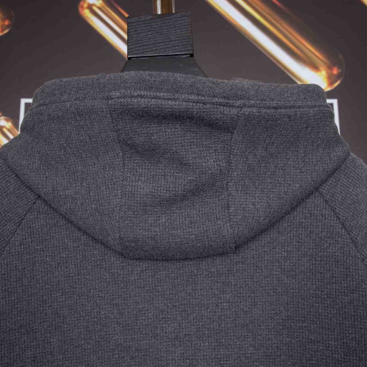 Thom Browne 4-Bar Zip-Up Cotton Hoodie - DopestKickz