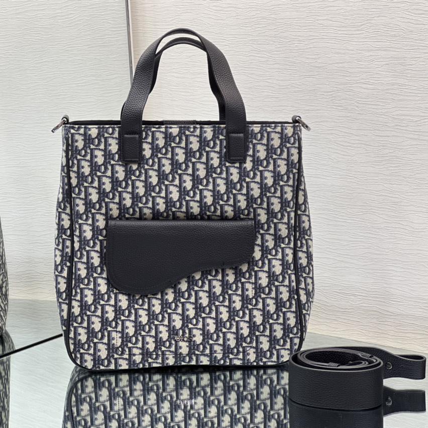 Dior Saddle Tote Bag With Shoulder Strap - DopestKickz