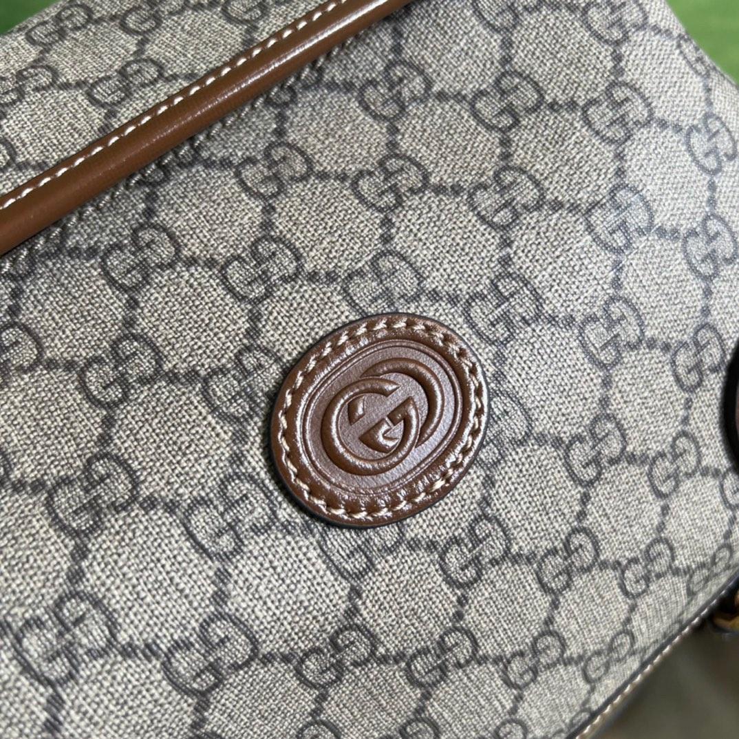 Gucci Medium Backpack With Interlocking G(26-43-18cm) - DopestKickz