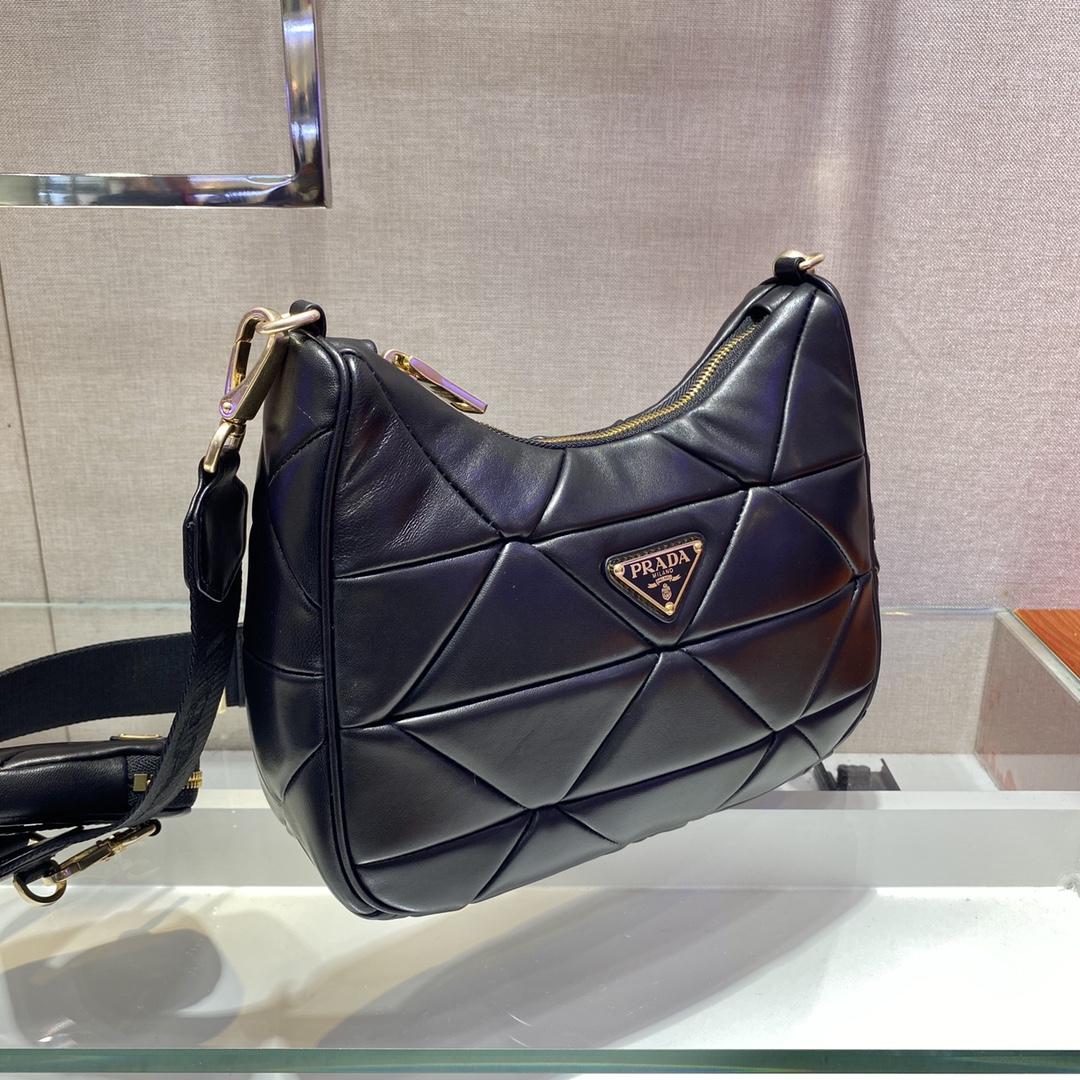 Prada System Patchwork Shoulder Bag(24*17*7cm) - DopestKickz