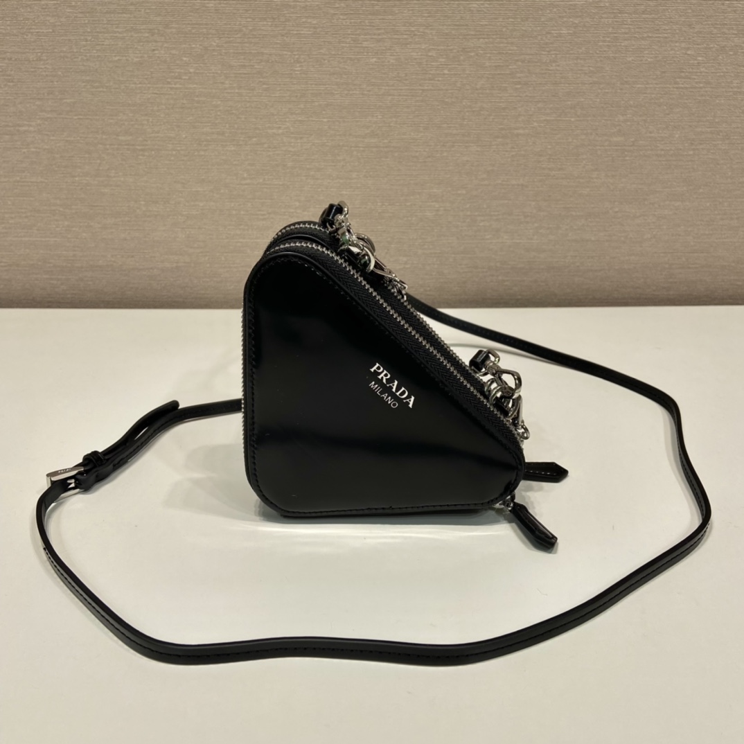 Prada Embellished Satin And Leather Mini-Pouch - DopestKickz