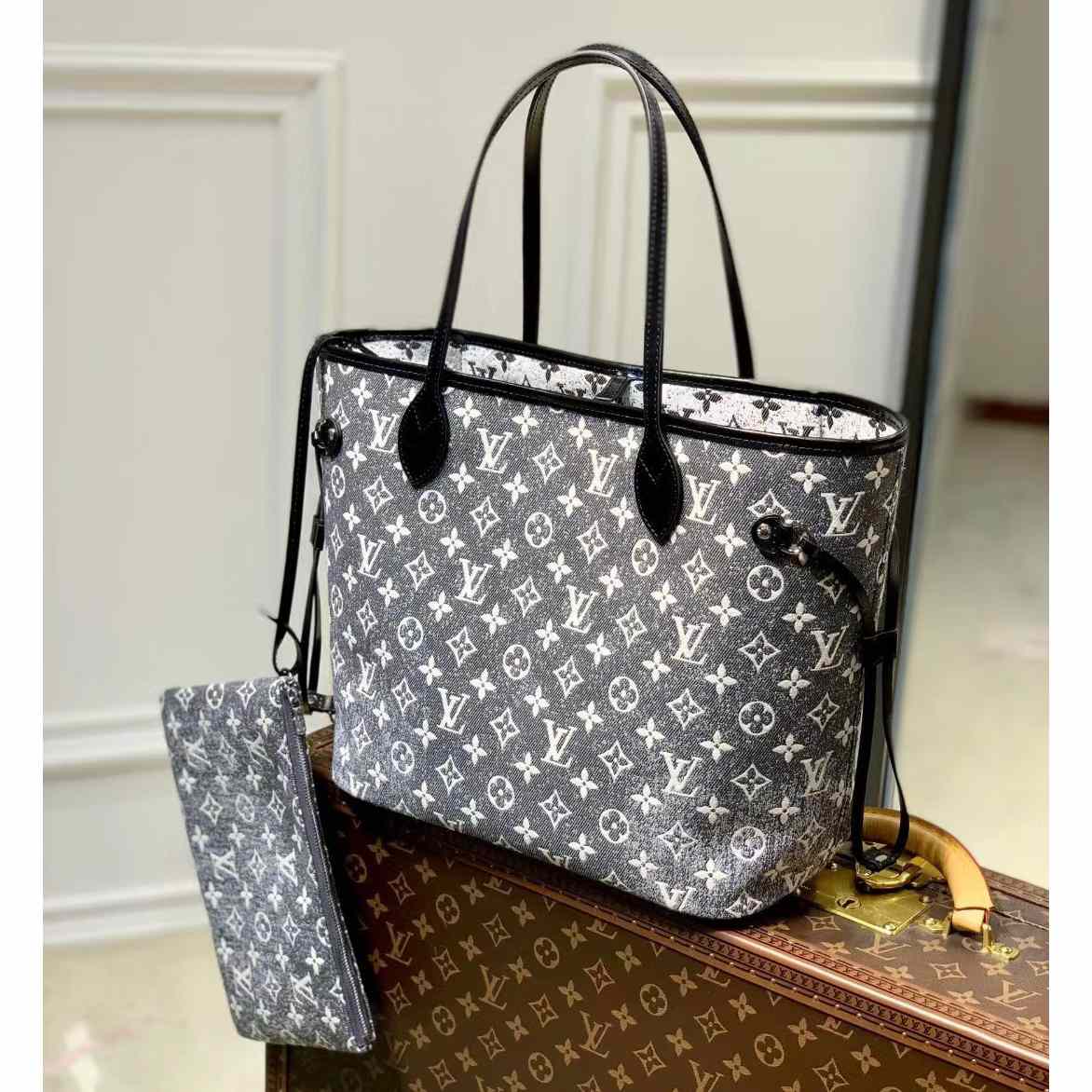 Louis VuittonNeverfull MM Tote Bag (31-28-14cm)   M21465 - DopestKickz