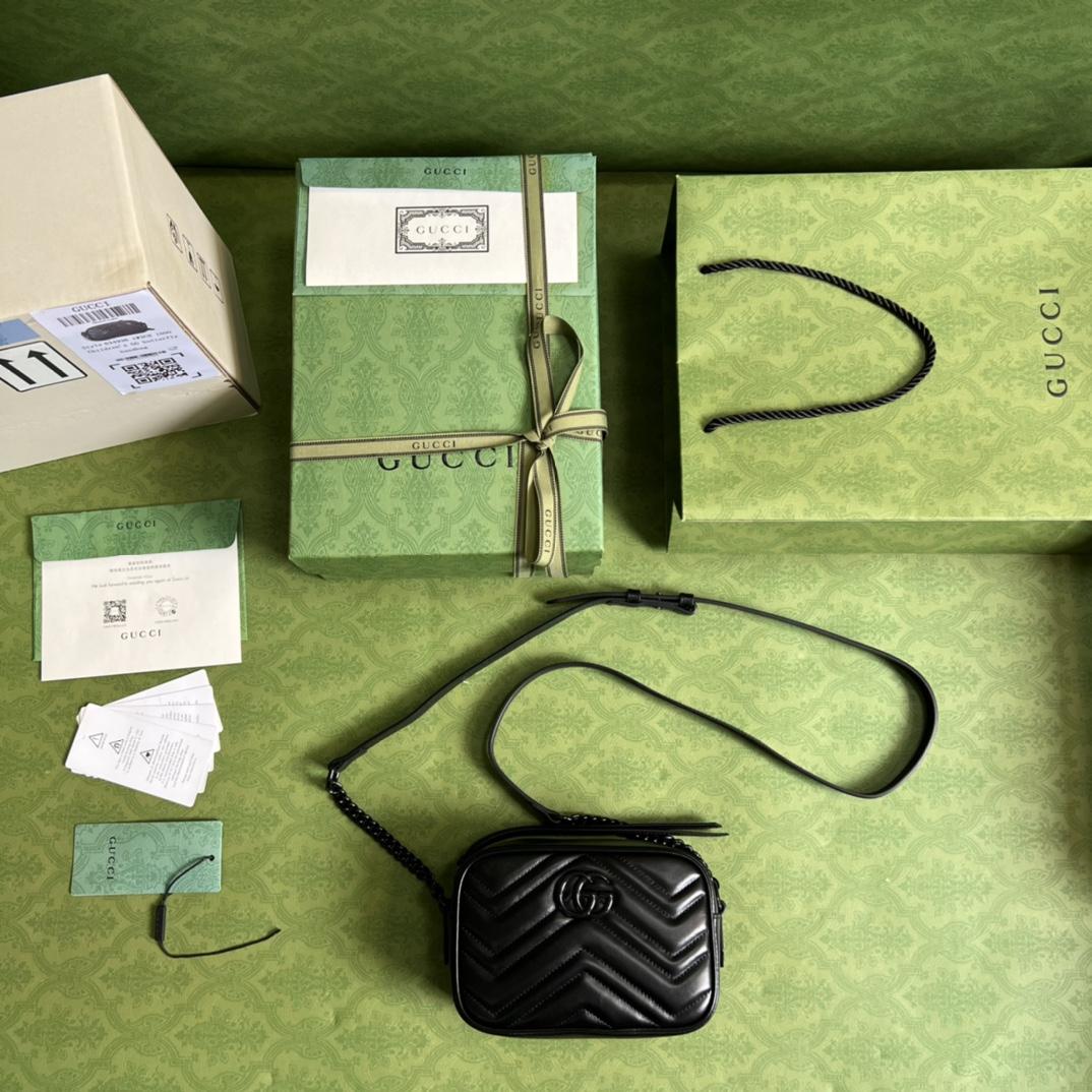 Gucci GG Marmont Mini Shoulder Bag(25-19-7cm) - DopestKickz