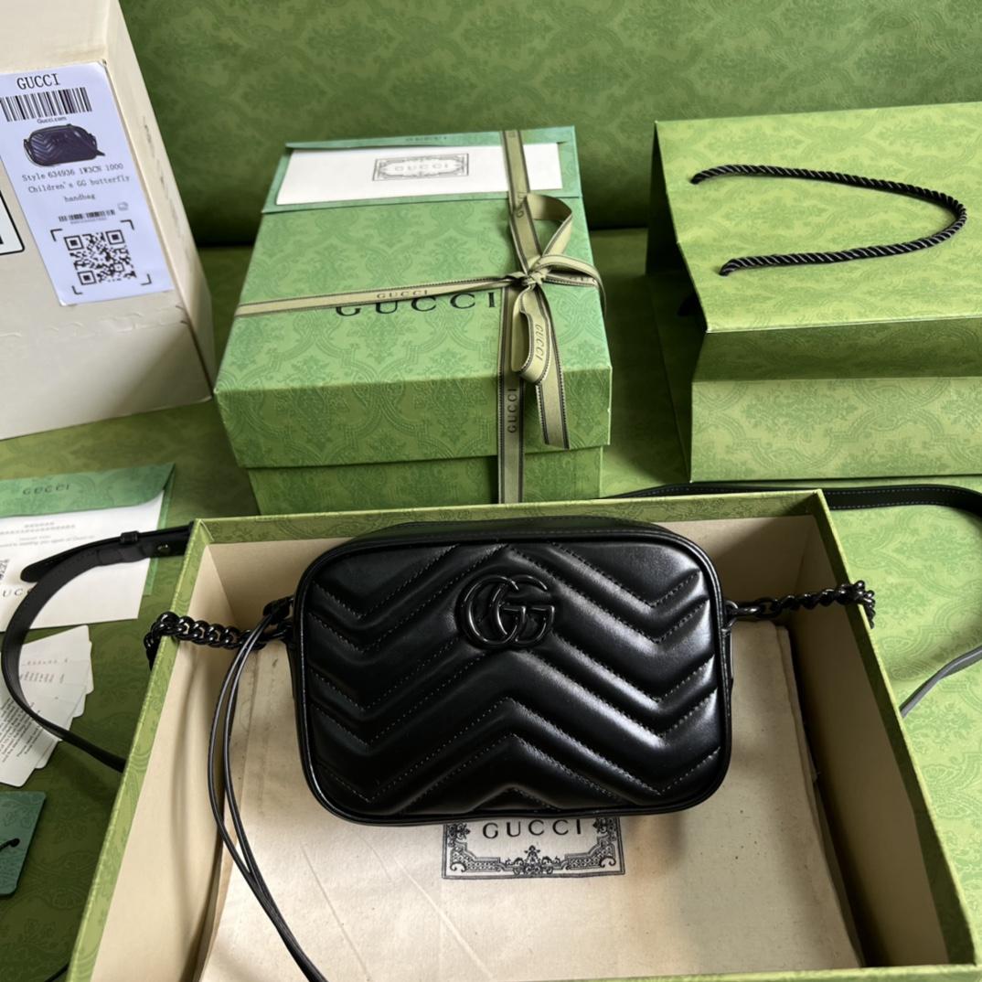 Gucci GG Marmont Mini Shoulder Bag(25-19-7cm) - DopestKickz