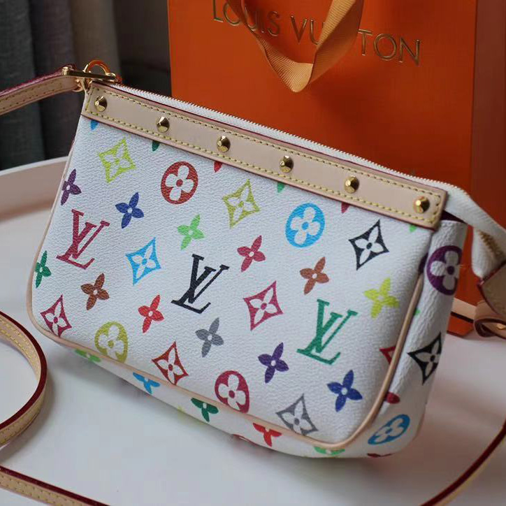 Louis Vuitton x Takashi Murakami Pochette Accessoires Clutch Bag(22-13cm) - DopestKickz