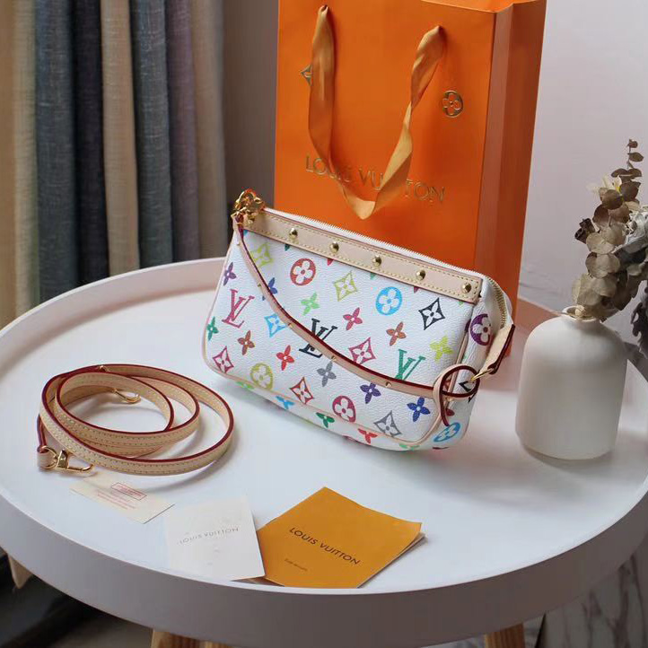 Louis Vuitton x Takashi Murakami Pochette Accessoires Clutch Bag(22-13cm) - DopestKickz
