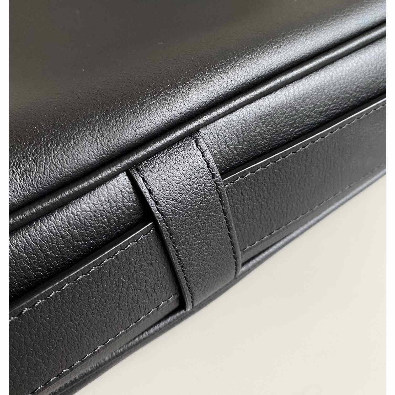 Celine Large Romy In Supple Calfskin Black - DopestKickz