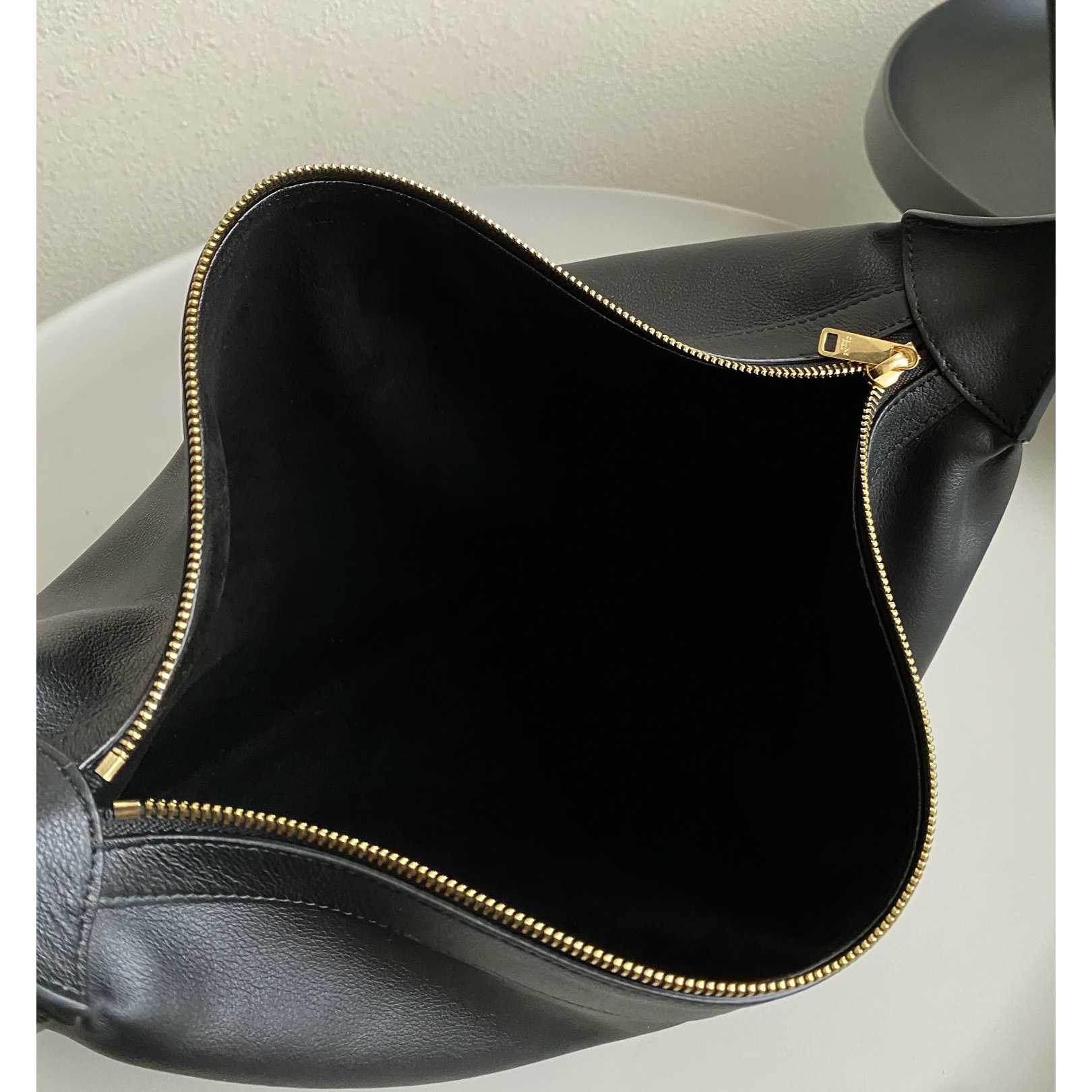 Celine Large Romy In Supple Calfskin Black - DopestKickz