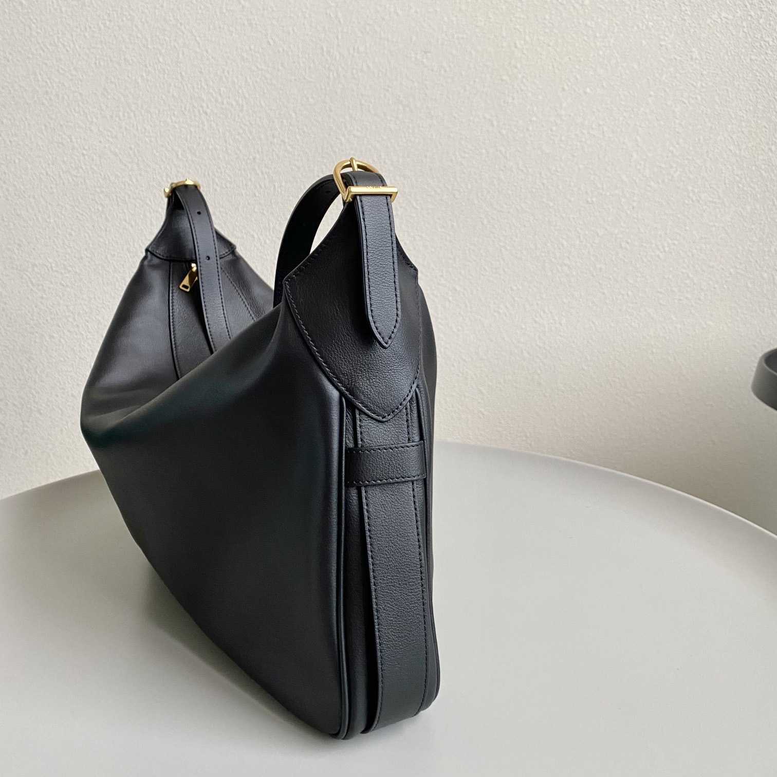 Celine Large Romy In Supple Calfskin Black - DopestKickz