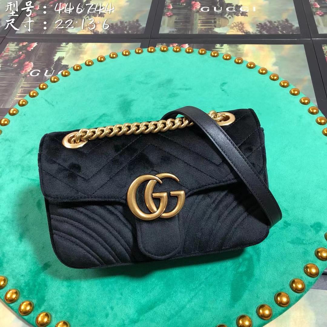 Gucci  GG  Shoulder Bag(26-15-7CM)  443497 - DopestKickz