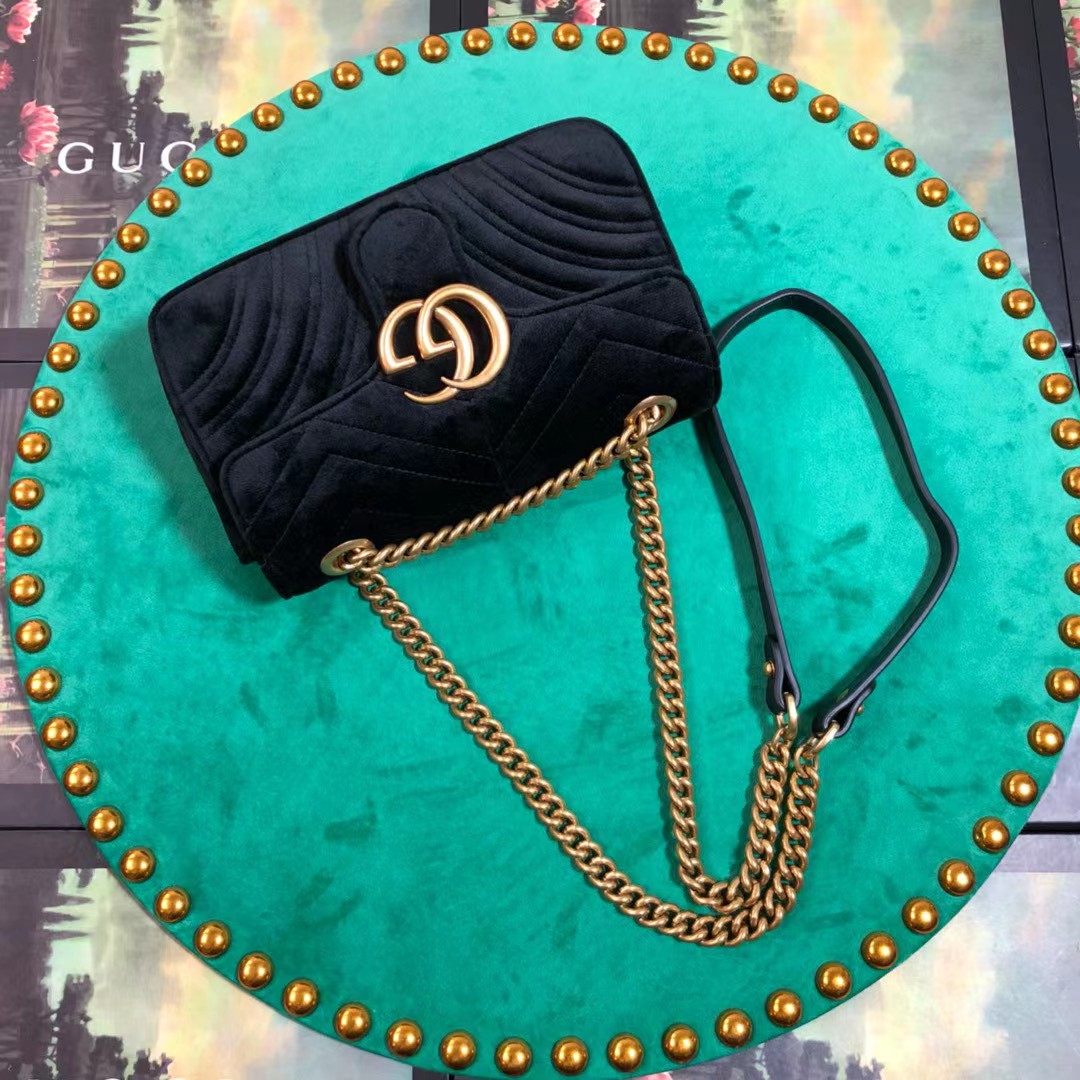Gucci  GG  Shoulder Bag(26-15-7CM)  443497 - DopestKickz