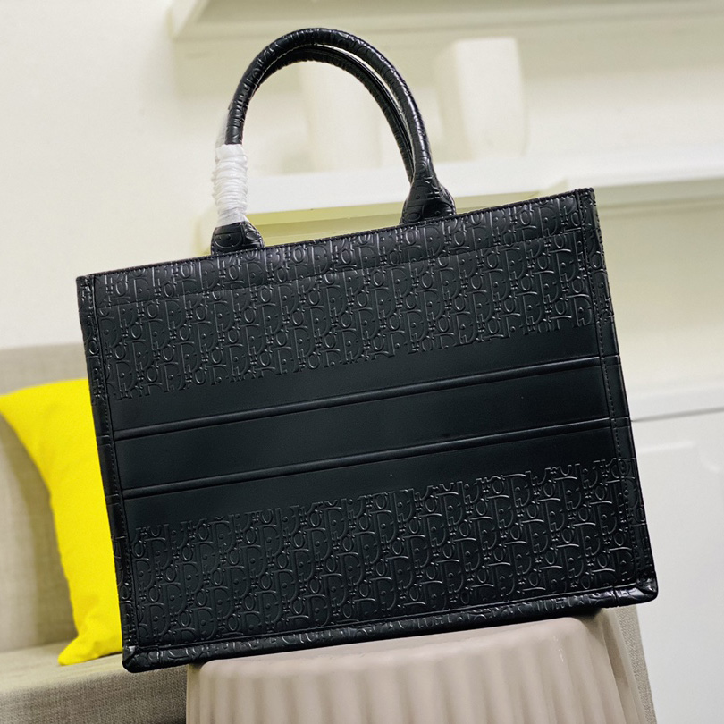 Dior Oblique Black Book Tote(42*16*32cm) - DopestKickz