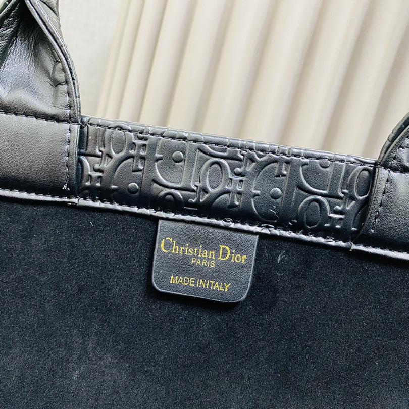 Dior Oblique Black Book Tote(42*16*32cm) - DopestKickz