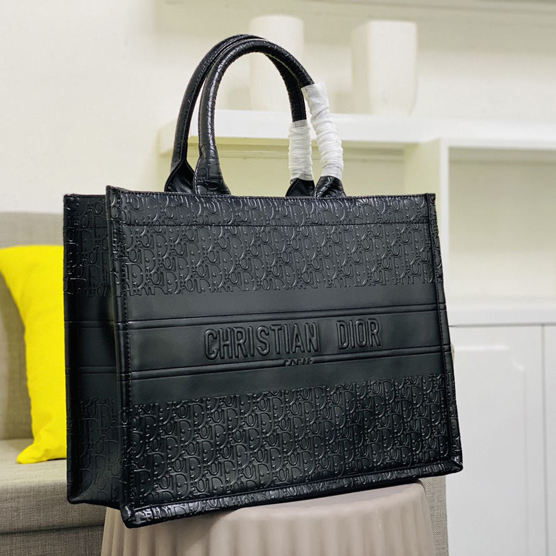 Dior Oblique Black Book Tote(42*16*32cm) - DopestKickz