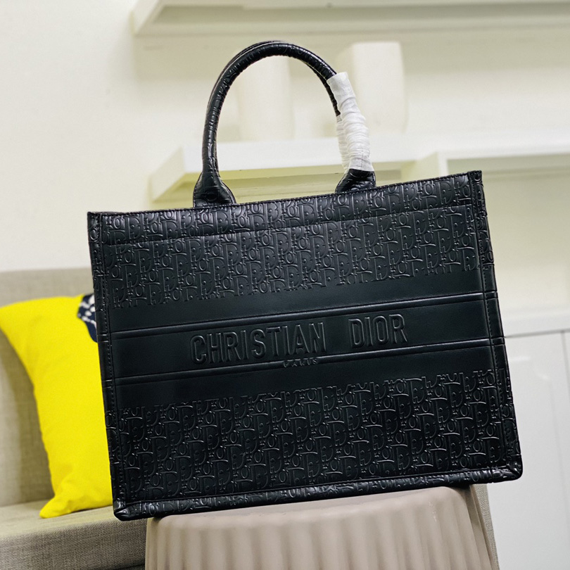 Dior Oblique Black Book Tote(42*16*32cm) - DopestKickz