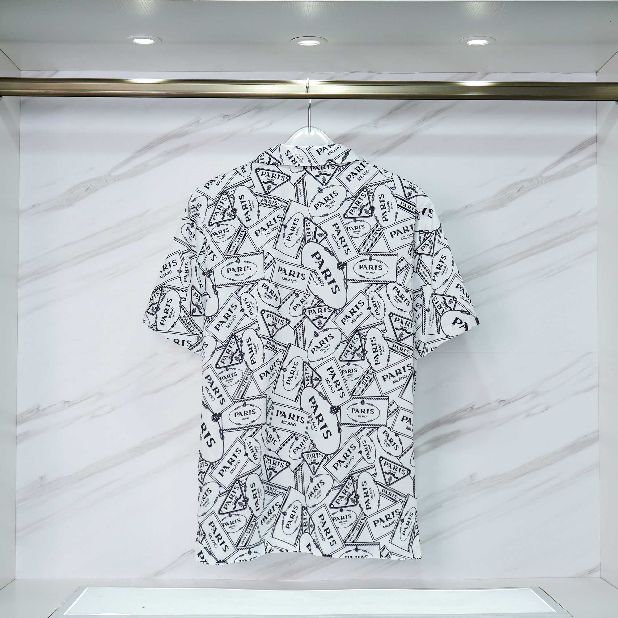 Prada Logo Short Sleeve Shirt & Shorts - DopestKickz