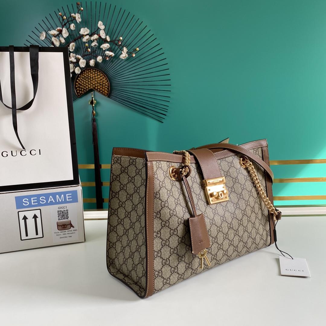 Gucci Padlock Medium GG Shoulder Bag(35-23.5-14cm) - DopestKickz