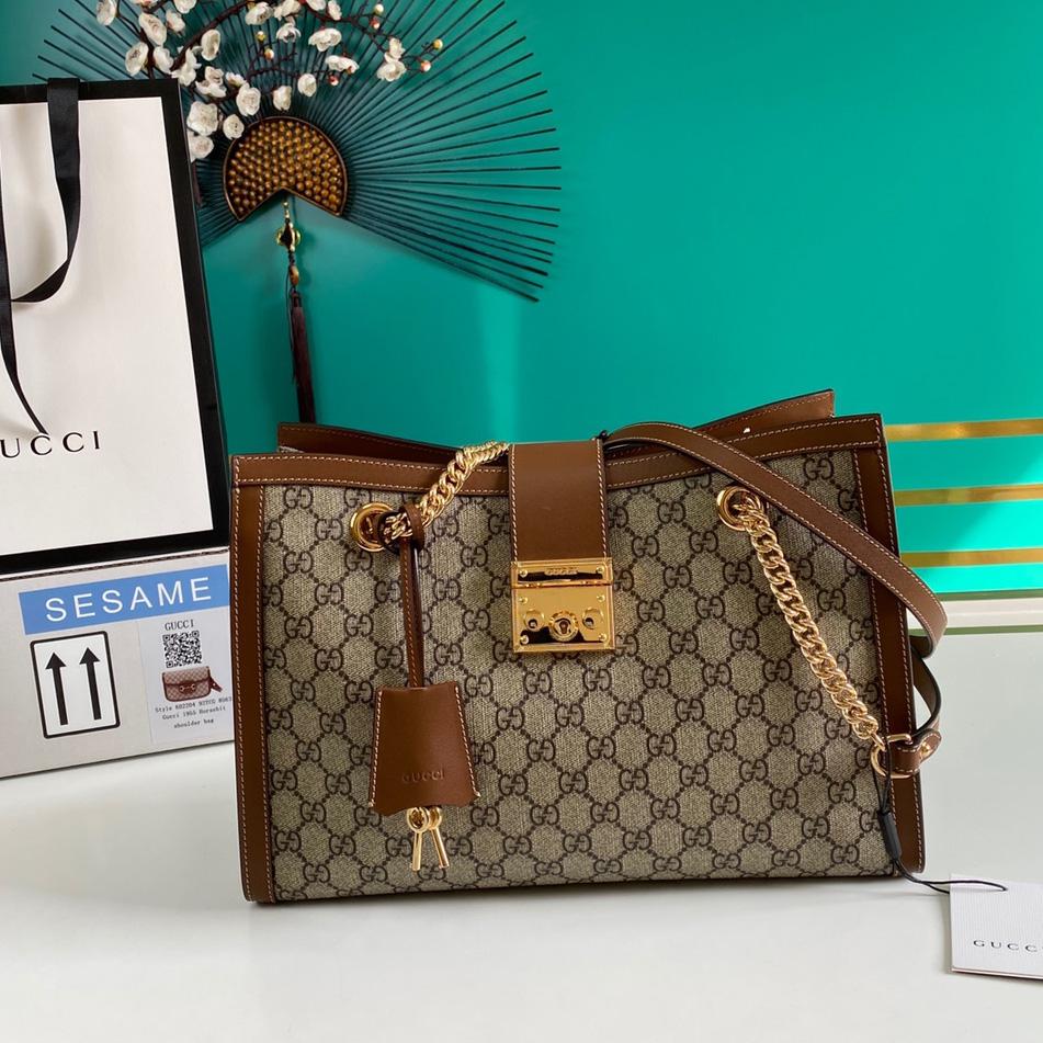 Gucci Padlock Medium GG Shoulder Bag(35-23.5-14cm) - DopestKickz