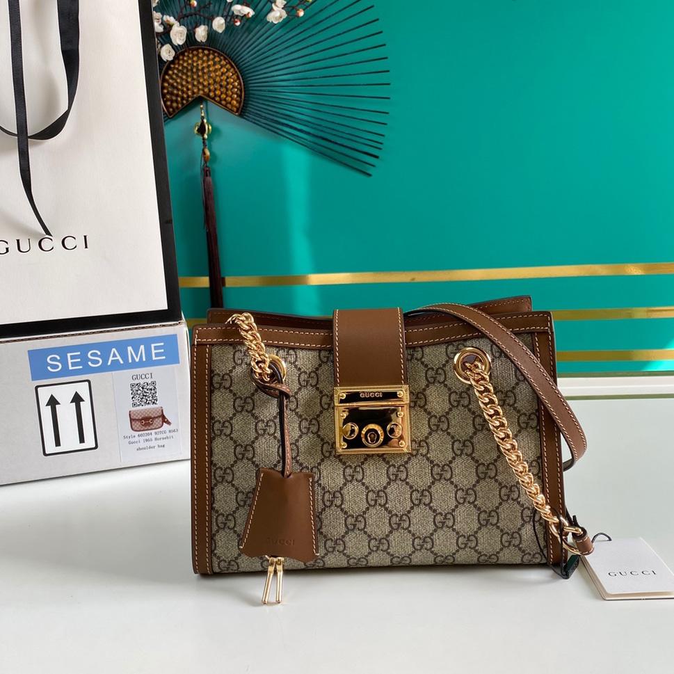 Gucci Padlock Small GG Shoulder Bag(26-18-10cm) - DopestKickz