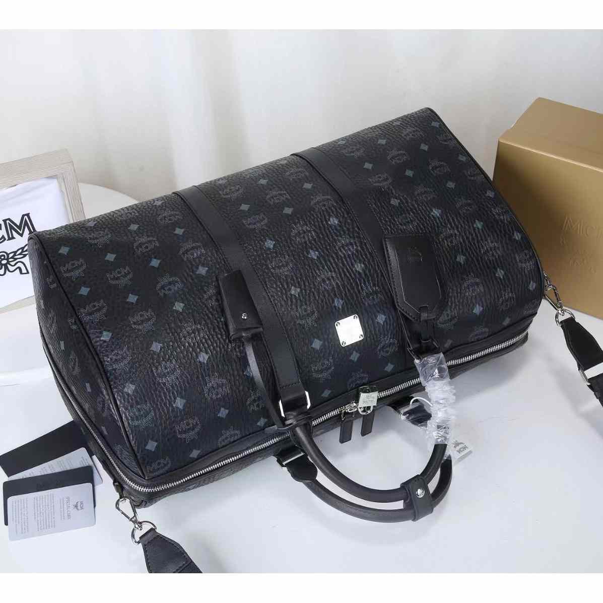 MCM Ottomar Weekender Bag In Visetos - DopestKickz