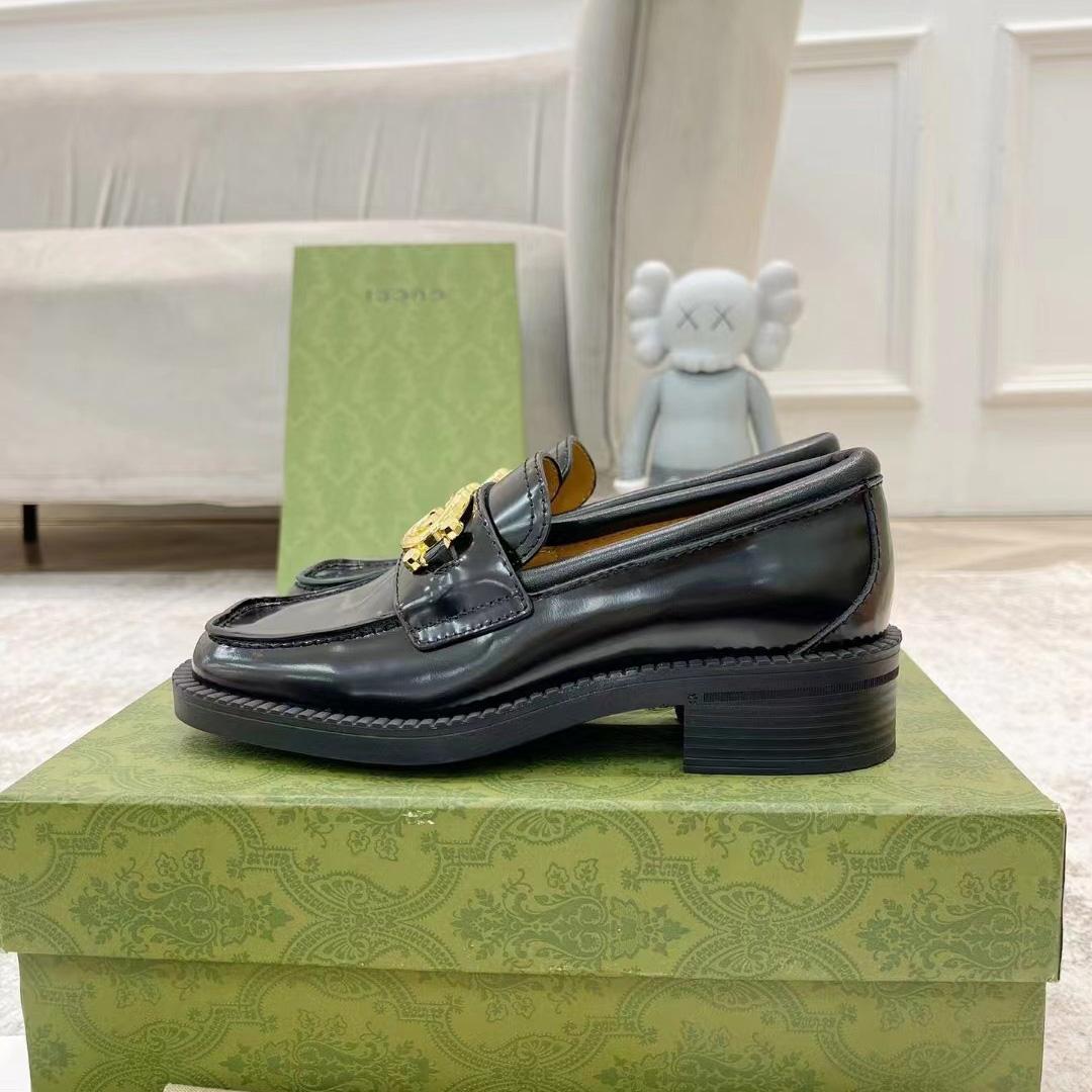 Gucci Women's Loafer With Interlocking G - DopestKickz