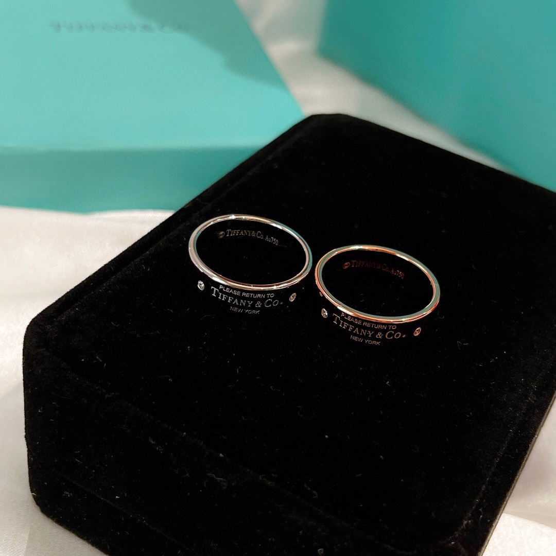 Tiffany&CO Narrow Ring With Diamonds - DopestKickz