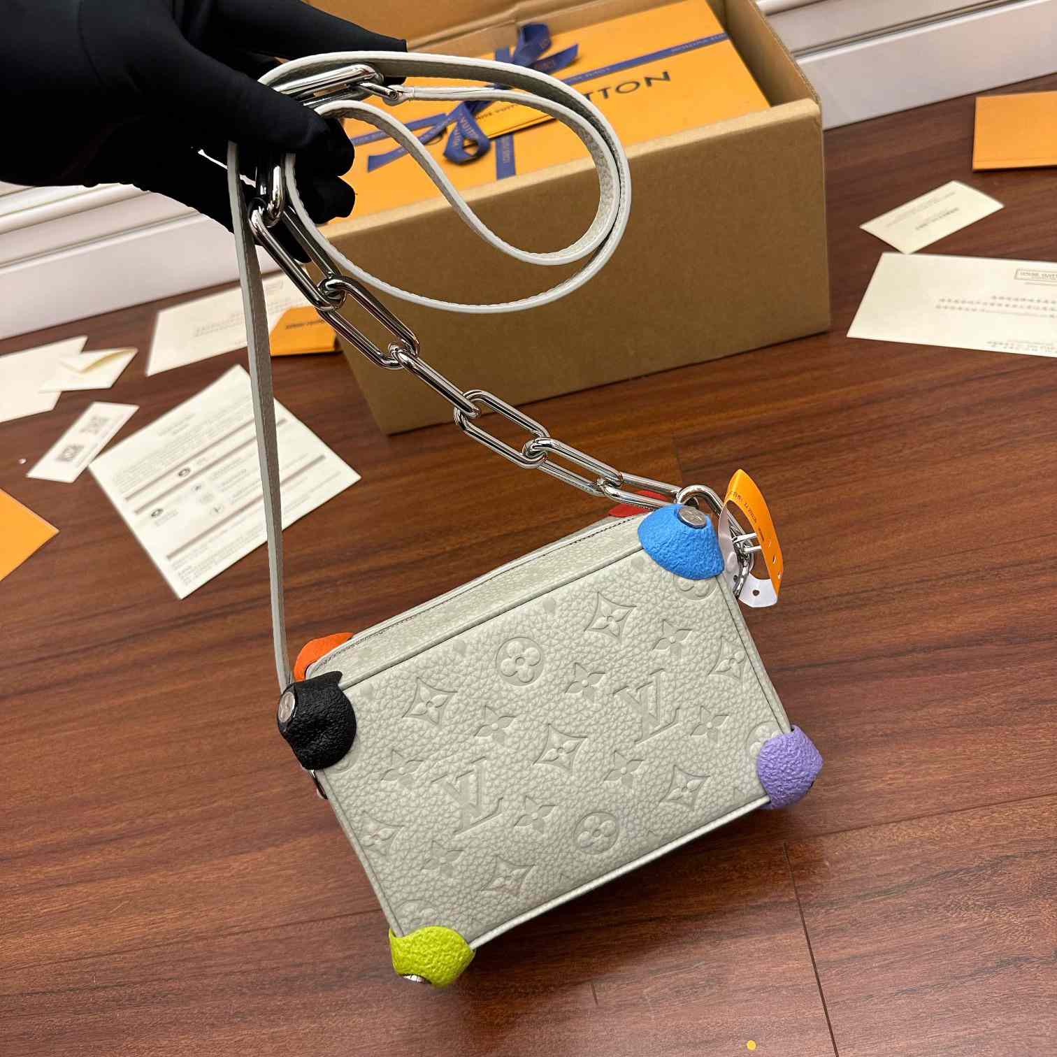 Louis Vuitton Mini Soft Trunk(18.5-13-8cm) M81606 - DopestKickz