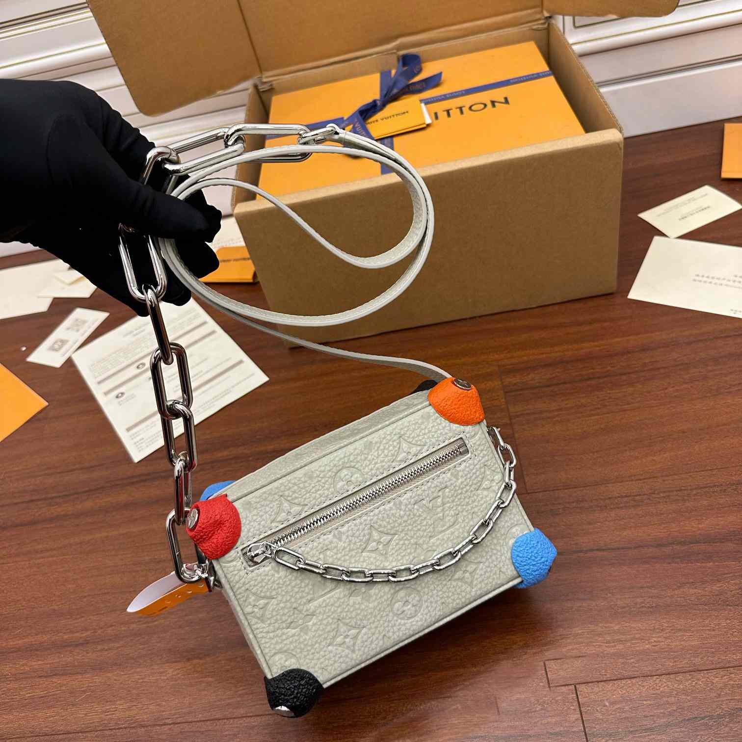 Louis Vuitton Mini Soft Trunk(18.5-13-8cm) M81606 - DopestKickz