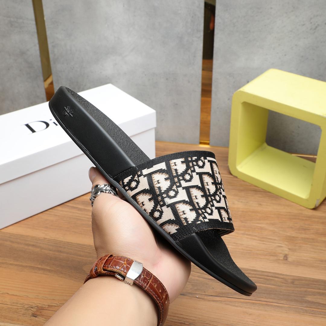Dior Oblique Jacquard Sandals  - DopestKickz