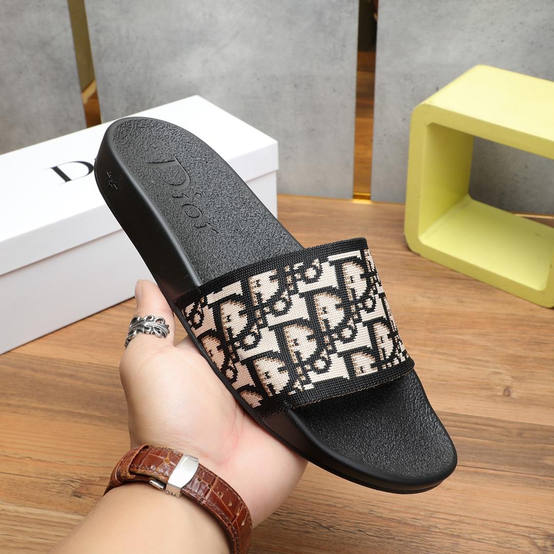 Dior Oblique Jacquard Sandals  - DopestKickz