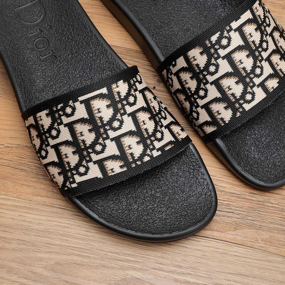 Dior Oblique Jacquard Sandals  - DopestKickz