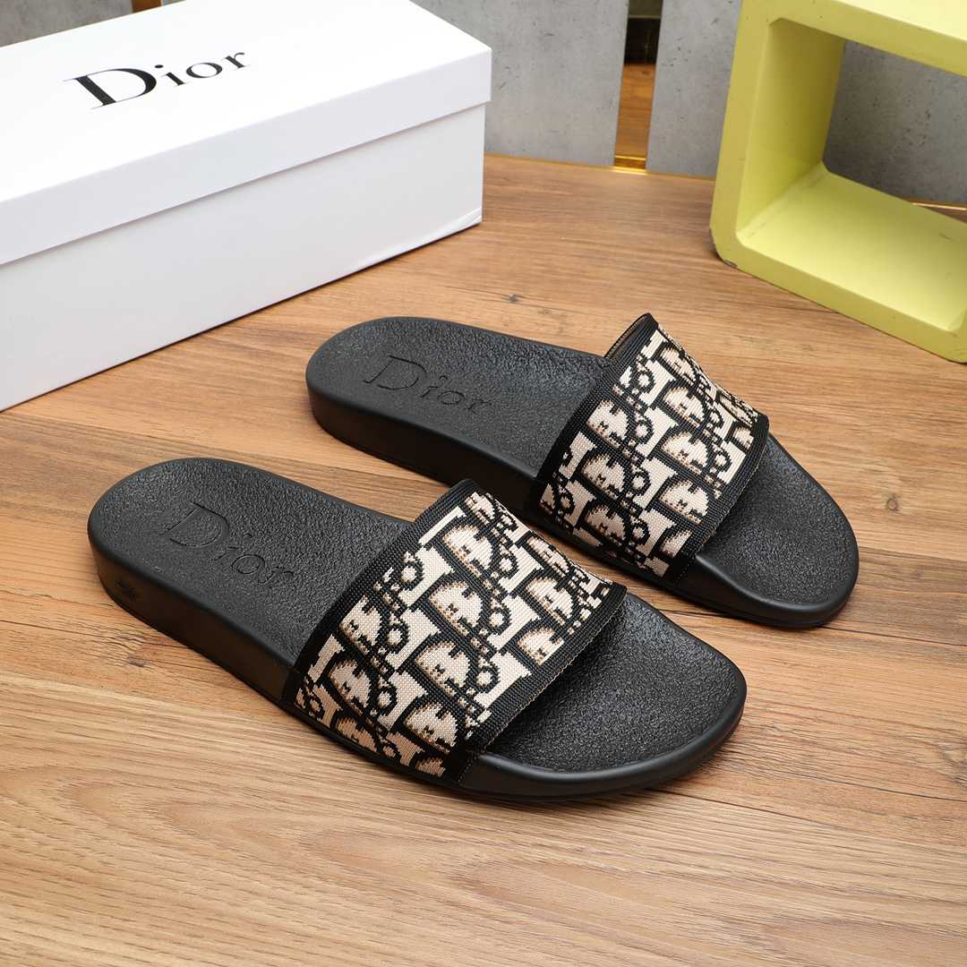 Dior Oblique Jacquard Sandals  - DopestKickz