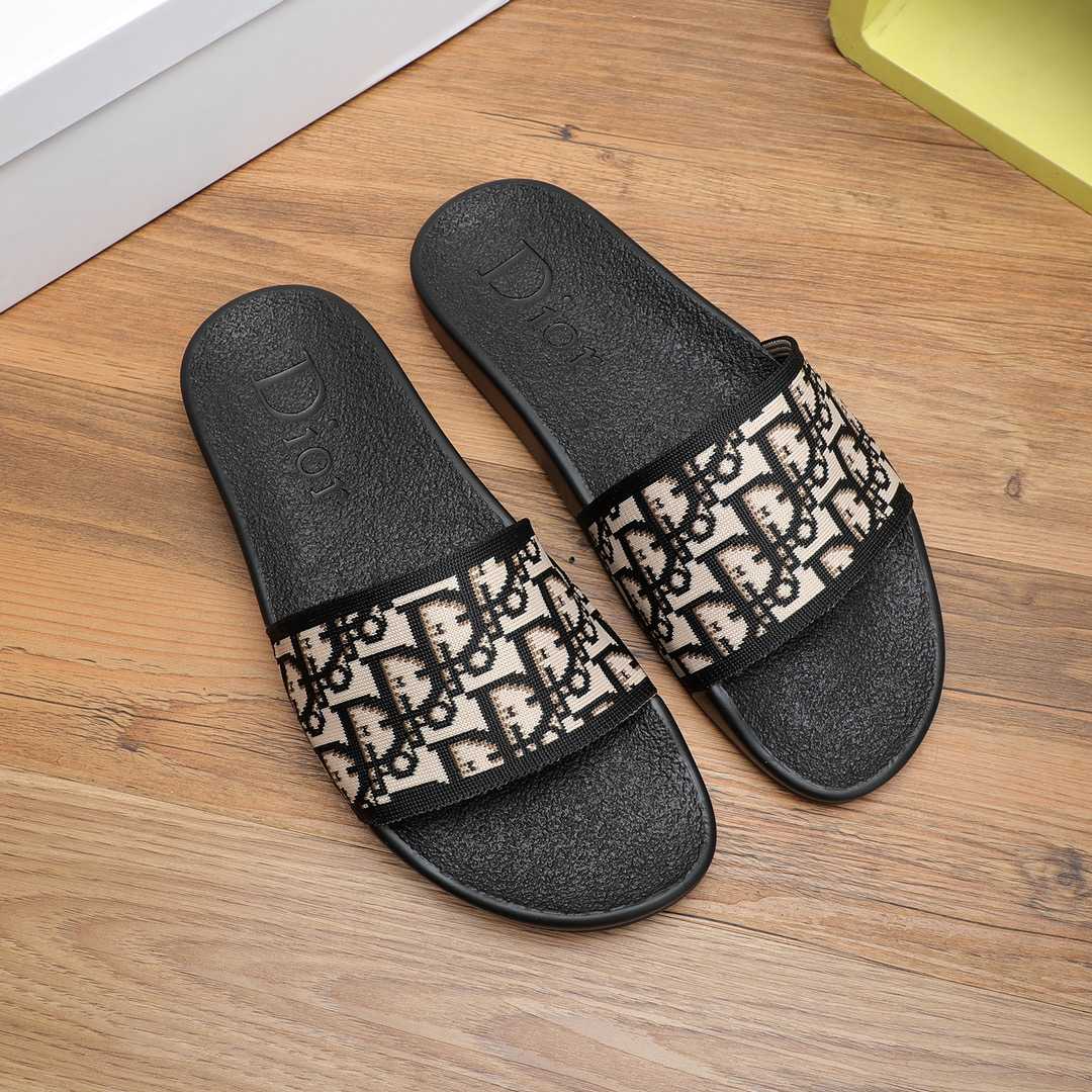 Dior Oblique Jacquard Sandals  - DopestKickz