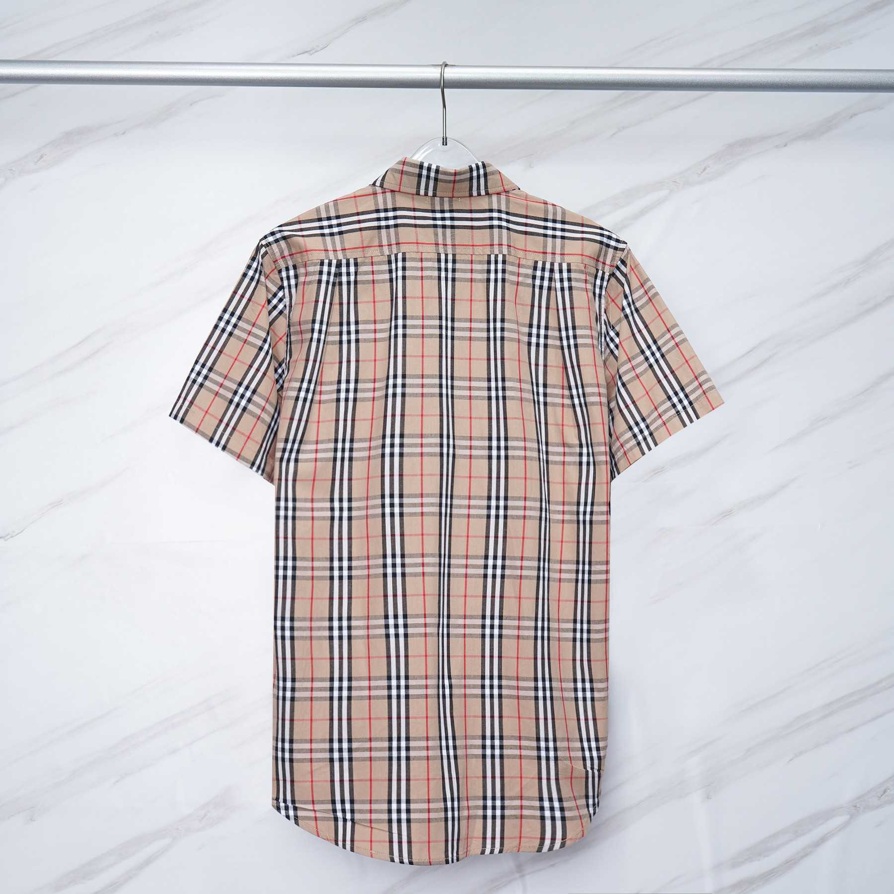 Burberry Short-sleeve Check Cotton Poplin Shirt & Shorts - DopestKickz