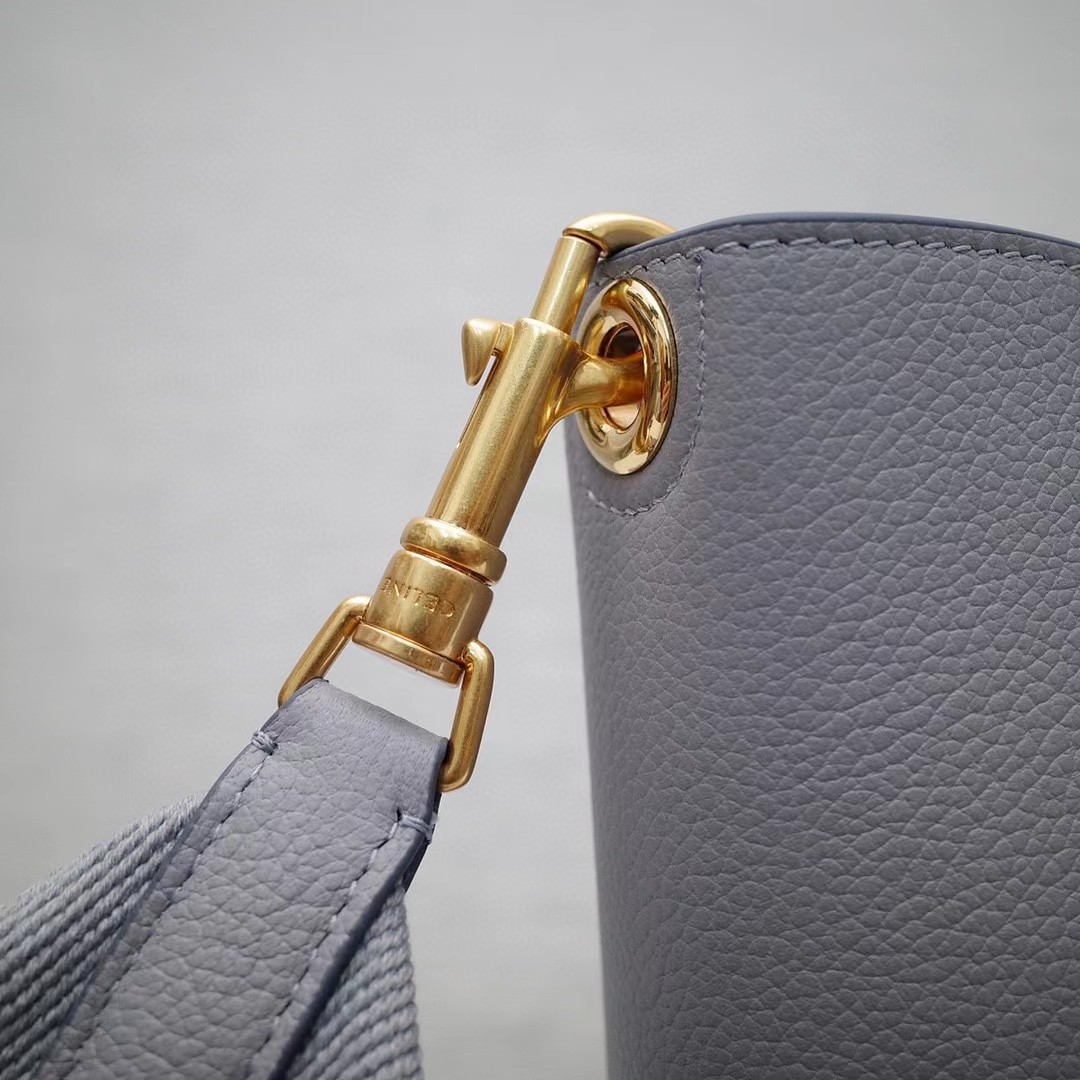 Celine Sangle Small Bucket Bag In Soft Grained Calfskin - DopestKickz