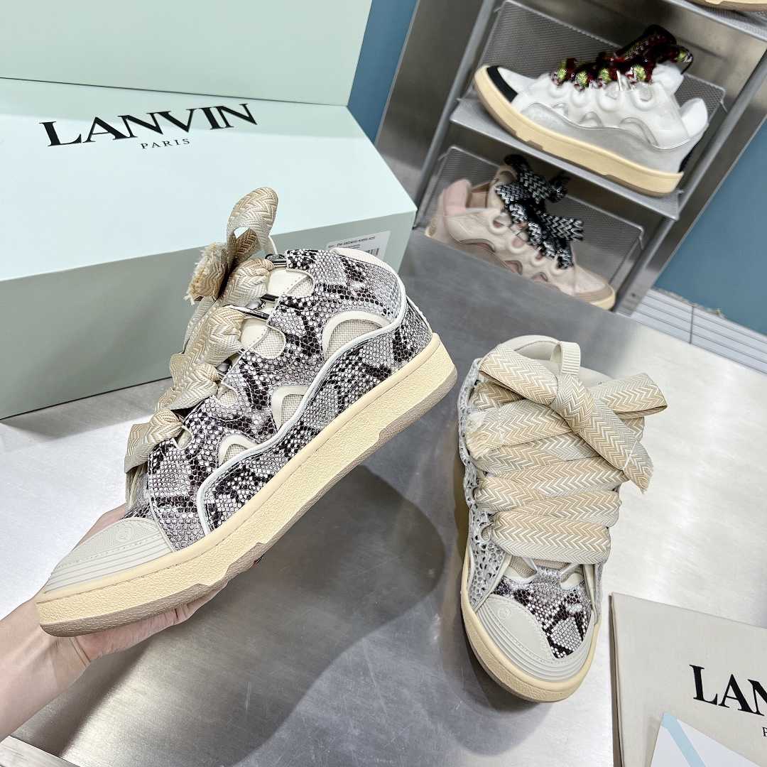 Lanvin Curb Low-Top Sneakers - DopestKickz