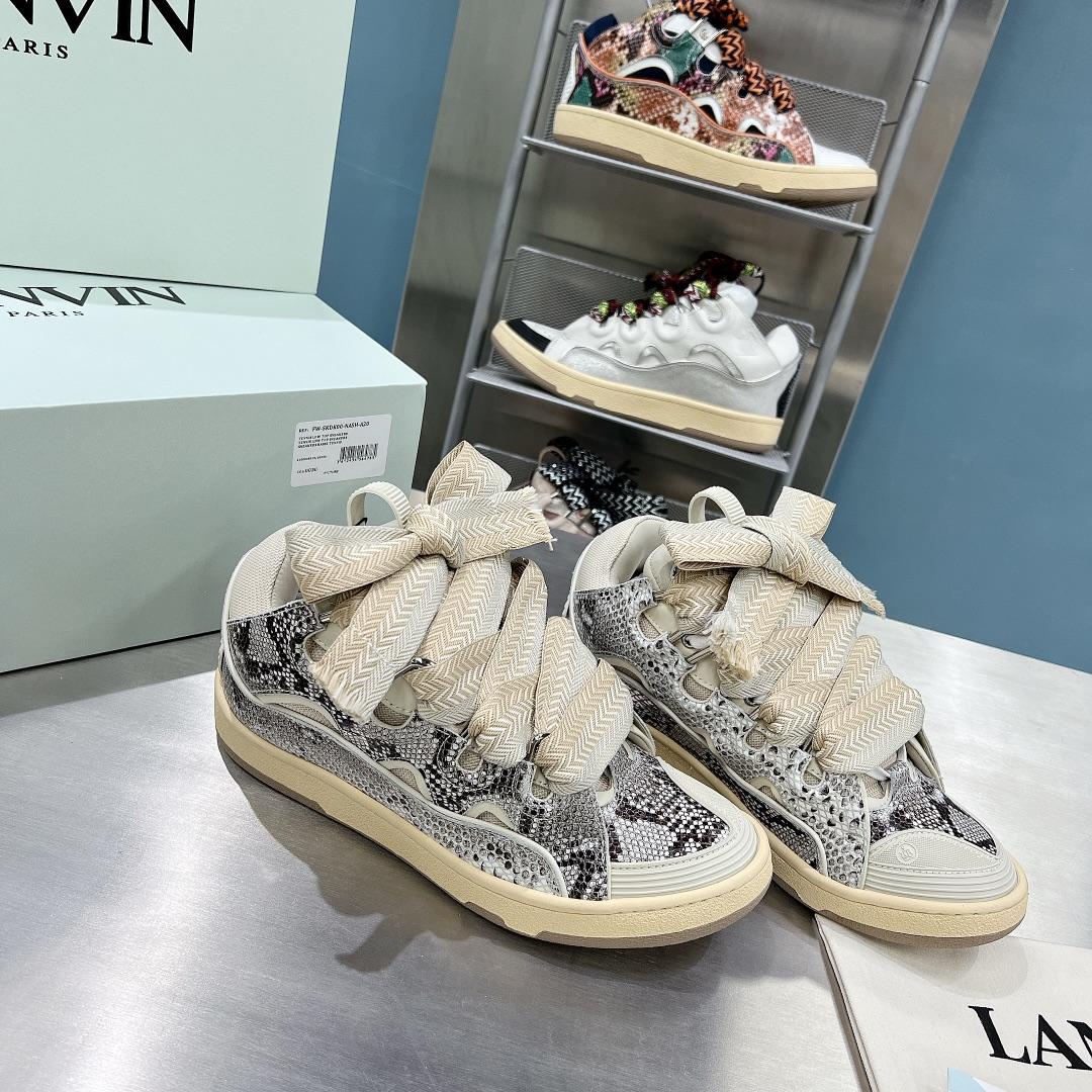 Lanvin Curb Low-Top Sneakers - DopestKickz