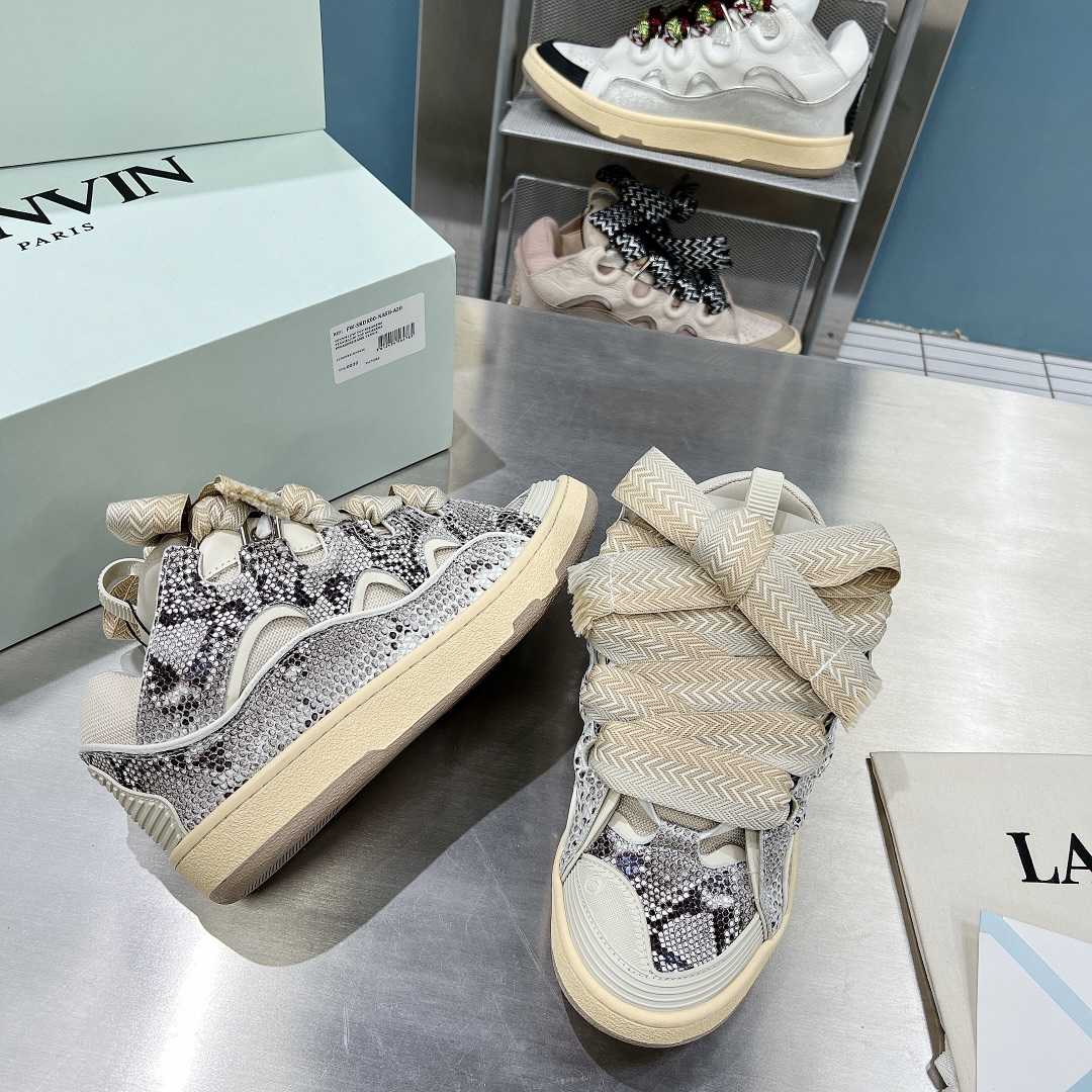 Lanvin Curb Low-Top Sneakers - DopestKickz