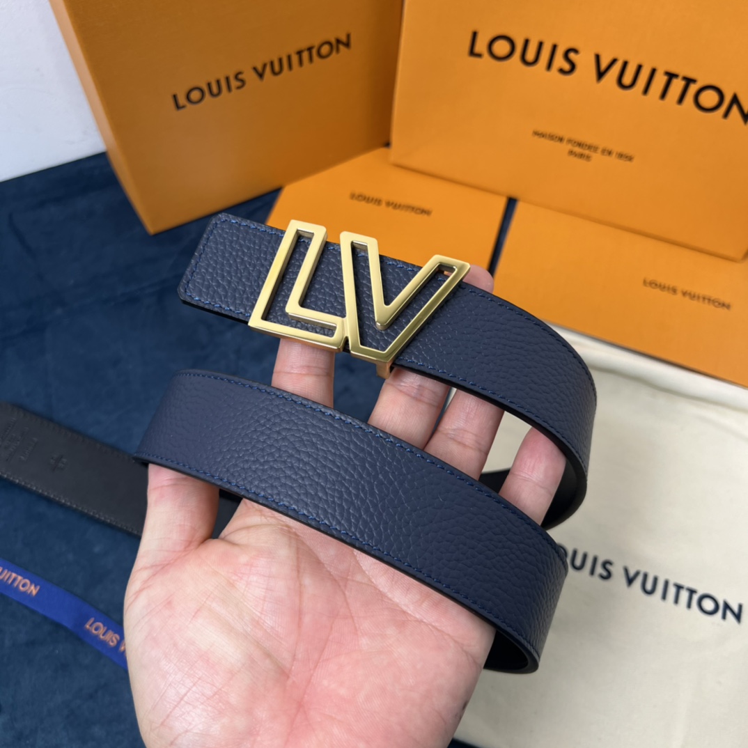 Louis Vuitton Reversible Belt  35mm - DopestKickz