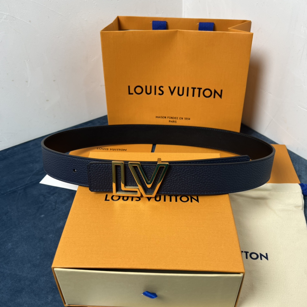 Louis Vuitton Reversible Belt  35mm - DopestKickz