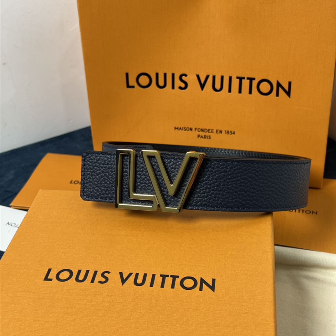 Louis Vuitton Reversible Belt  35mm - DopestKickz