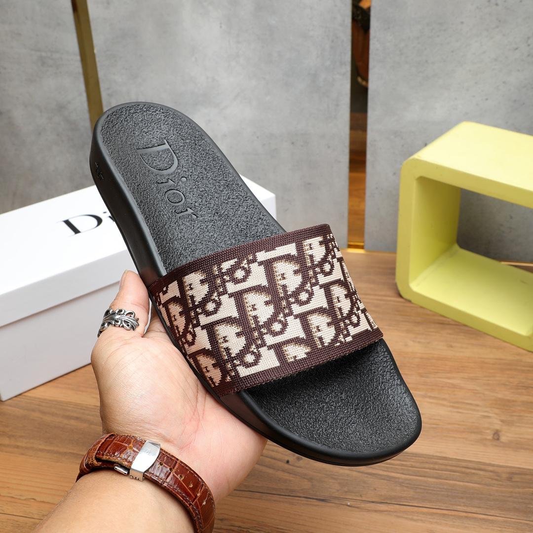 Dior Oblique Jacquard Sandals - DopestKickz