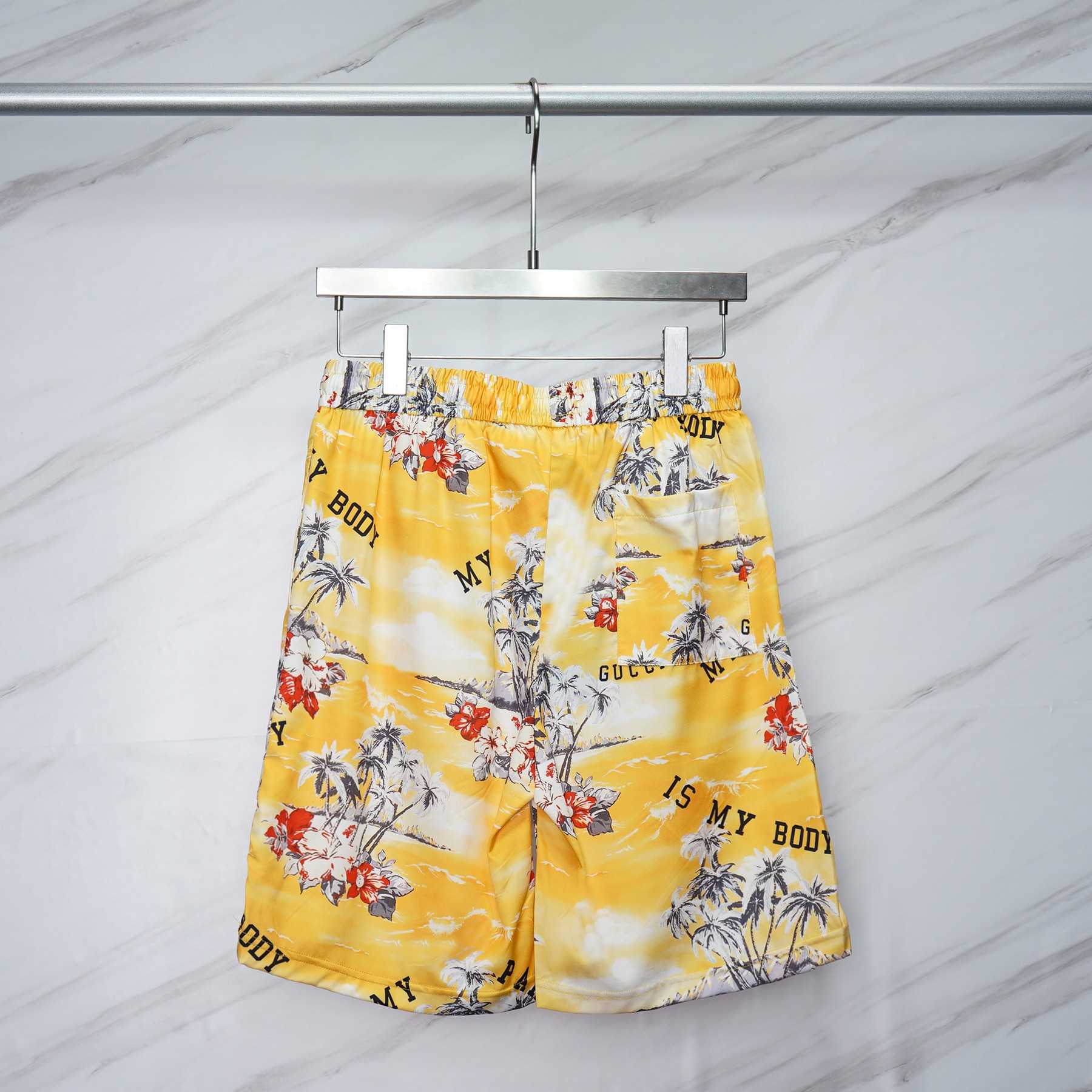 Gucci Printed Cotton Poplin Bowling Shirt & Shorts - DopestKickz