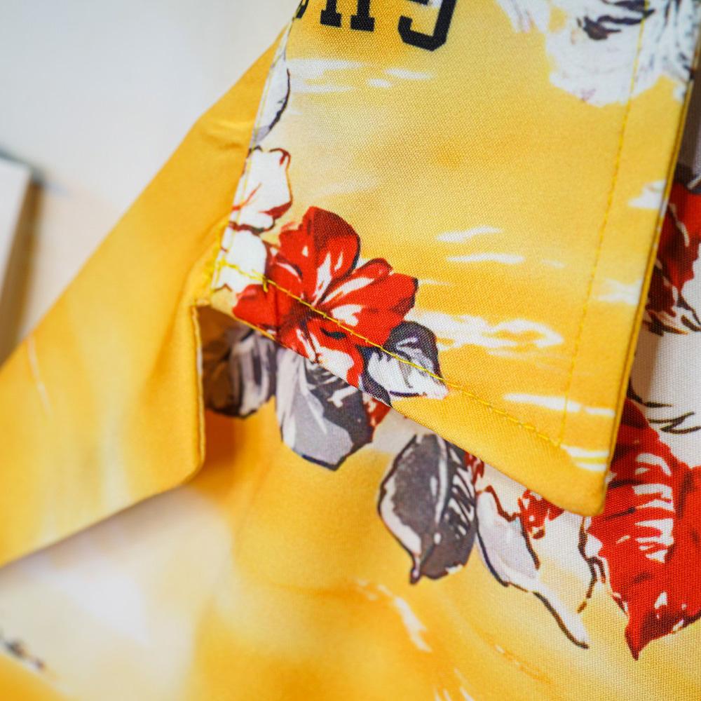 Gucci Printed Cotton Poplin Bowling Shirt & Shorts - DopestKickz