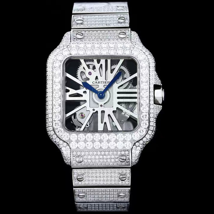 Cartier Santos De Cartier Skeleton    - DopestKickz