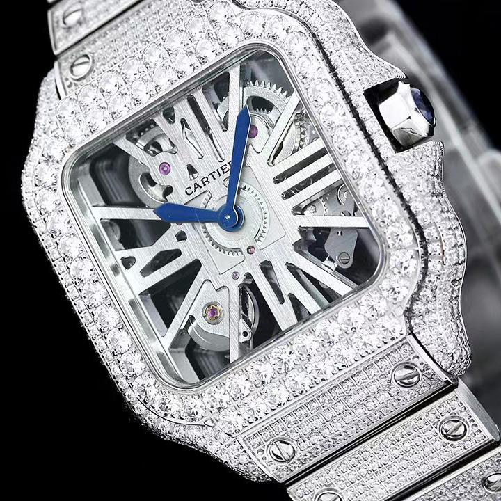 Cartier Santos De Cartier Skeleton    - DopestKickz
