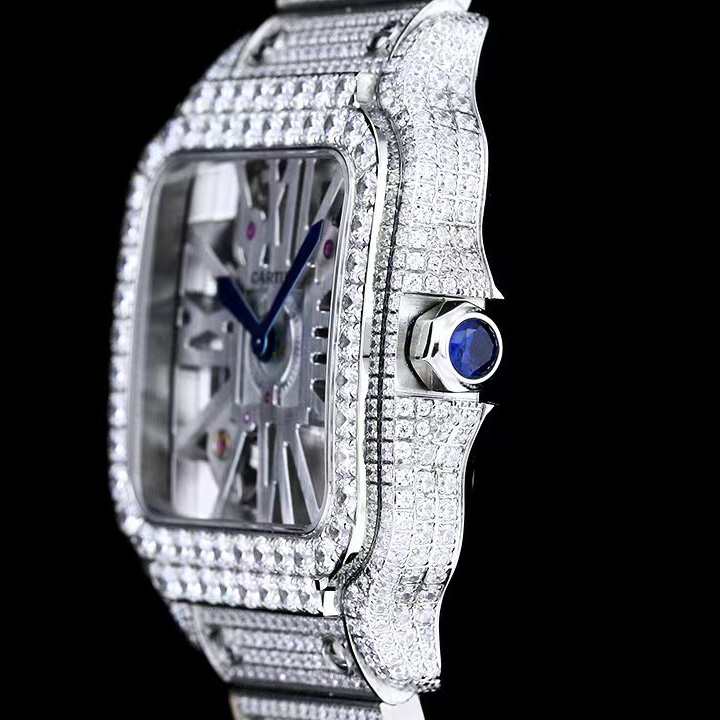 Cartier Santos De Cartier Skeleton    - DopestKickz