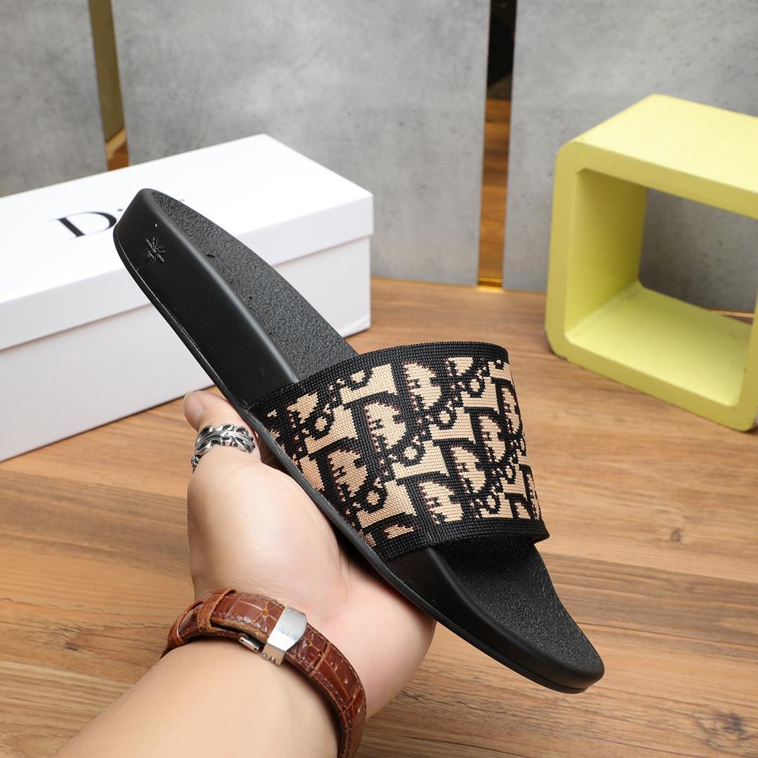 Dior Oblique Jacquard Sandals  - DopestKickz