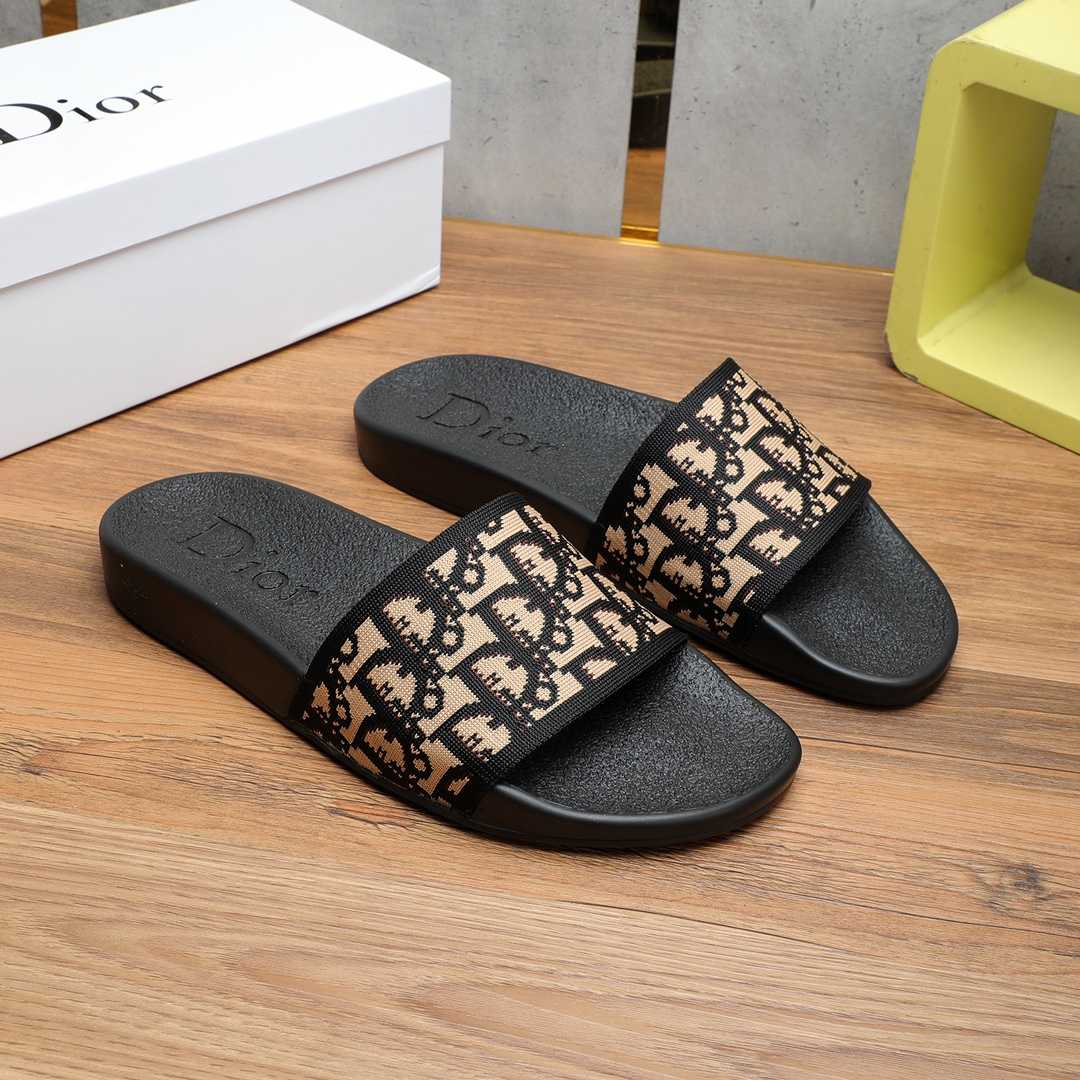 Dior Oblique Jacquard Sandals  - DopestKickz